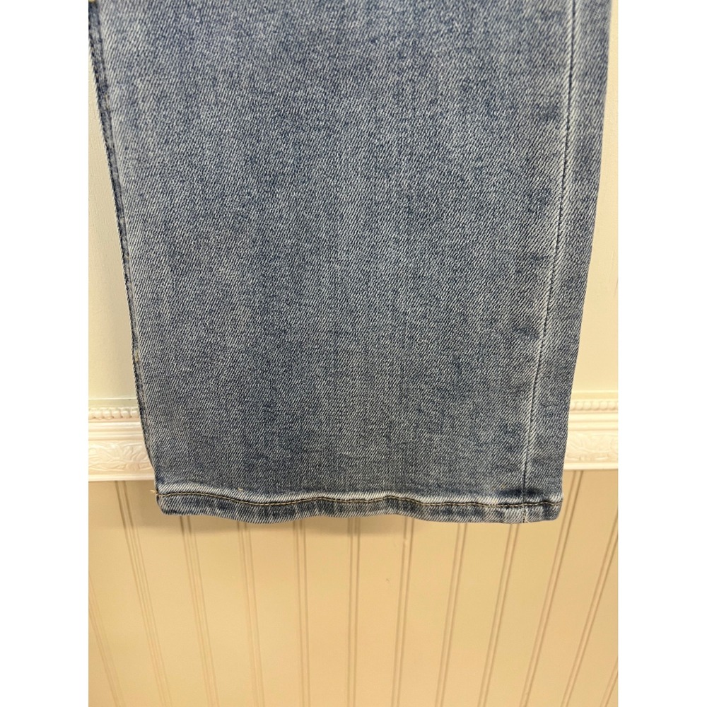 Vervet Blue Miranda Mid-Rise Boot Cut Jeans Light Wash T6460 Size 27 NEW - Picture 5 of 9